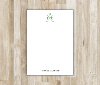 Personalized Golf Notepad | Monogram Golf Notepad | Golf Lover Gift | Golfer Birthday Present | Customize with Text of your choice