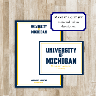 Personalized Graduate Notepad | Graduation Gift | College Notepad