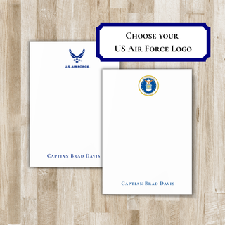 Personalized US Air Force Notepad | US Air Force Gift