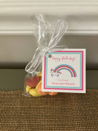 Personalized Girls Birthday Tags | Happy Birthday Tags