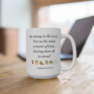 The Armor of God Bible Verse Mug - Ephesians 6:10-18