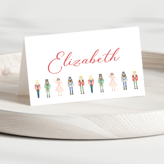 Christmas Nutcracker Place Cards