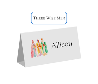 Christmas Nativity Place Cards | Three Kings, Manger, Angel