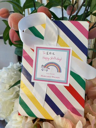 Personalized Girls Birthday Stickers