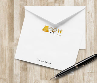 Personalized Tennis Perfect Day Stationery Set / Stationary | Tennis Gift Women | Tennis Partner Gift | Tennis Skirts Ra