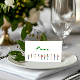 Christmas Nutcracker Place Cards