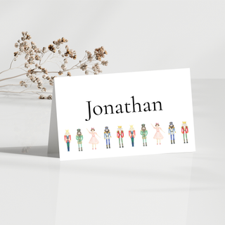 Christmas Nutcracker Place Cards