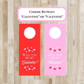 Galentine Wine Tags | Personalized Valentine Party Water Bottle, Prosecco, Champagne Tags | Valentine's Day