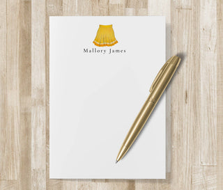 Personalized Tennis Skirt Notepad | Tennis Gift