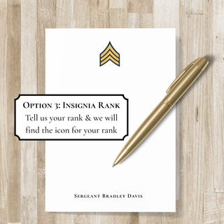 US Army Notepad | US Military Gift | United States Army Soldier Gift | Personalized Notepad