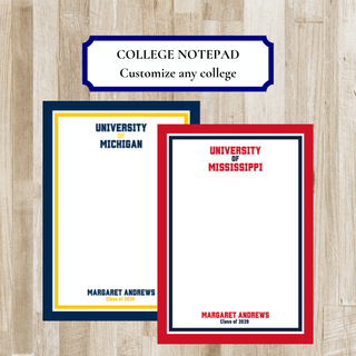 Personalized Graduate Notepad | Graduation Gift | College Notepad