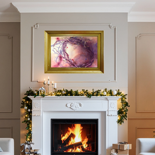 Crown of Thorns Artwork | Easter Art | Religious Christian Watercolor