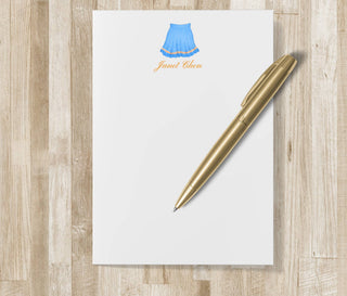 Personalized Tennis Skirt Notepad | Tennis Gift