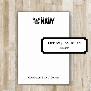 US Navy Notepad | US Military Gift | United States Naval Officer Gift | Personalized Notepad