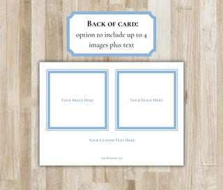 Oh Come Let Us Adore Him Christmas Photo Card | Nativity Holiday Card | Religious Christmas Card | Printed or PDF File | 2-Sided Card