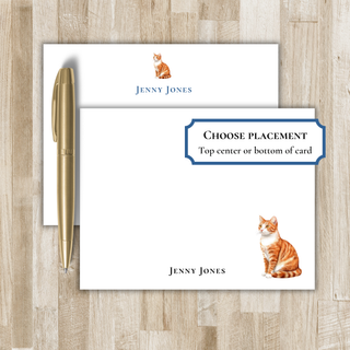 Custom Cat Stationery / Stationary | Choose your cat breed | Cat Lover Gift