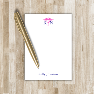 Personalized Nurse Notepad | Registered Nurse / RN Notepad & Gift