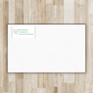 Polo Monogram Return Address Label Sticker - Horse Polo