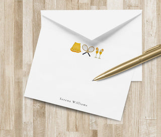 Personalized Tennis Perfect Day Stationery Set / Stationary | Tennis Gift Women | Tennis Partner Gift | Tennis Skirts Ra