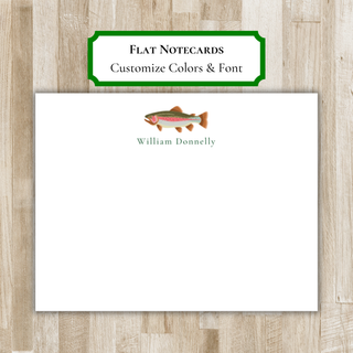 Personalized St. Patrick's Day Clover Border Stationery