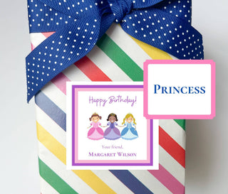 Personalized Girls Birthday Stickers