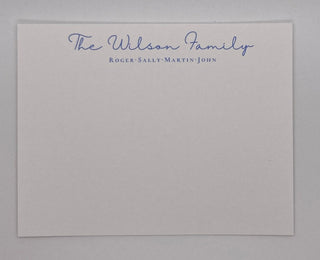 Family & Couples Stationery Set / Stationary Set | Notecards for Couples | Family Notecards | Wedding Gift | Bridal Shower | Housewarming