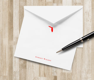 Personalized Florida Stationery Set / Stationary| Florida Notecards | Florida Gift | Florida Gift | Graduation Gift | Sorority Gift