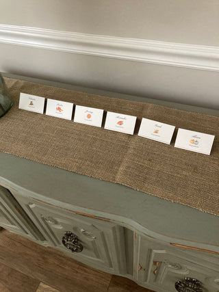 Thanksgiving Place Cards - Set of 6 Printed Cards OR Digital PDF File | Thanksgiving Activity | Thanksgiving Name & Table Seating Cards