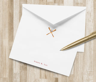 Personalized Baseball Stationery / Stationary | Baseball Player Notecards | Baseball Gift | Baseball Team Gift | Boys Birthday Gift
