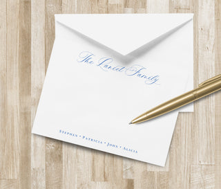 Classic Family & Couples Stationery Set / Stationary Set | Personalized Notecards | Family Notecards | Stationary for New Couples