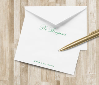 Classic Family & Couples Stationery Set / Stationary Set | Personalized Notecards | Family Notecards | Stationary for New Couples