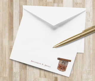 Men's Stationery Set | Cigar and Whiskey Stationary | Whiskey Lover Gift | Cigar Lover Gift | Boyfriend Husband Gift | Mens Gift