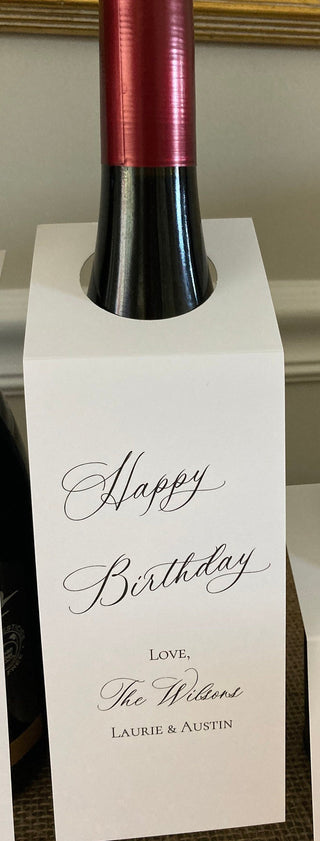 Personalized Wine Tags | Custom Prosecco & Champagne Tags | Mini Prosecco Tags | Customize with your own art/logo/text