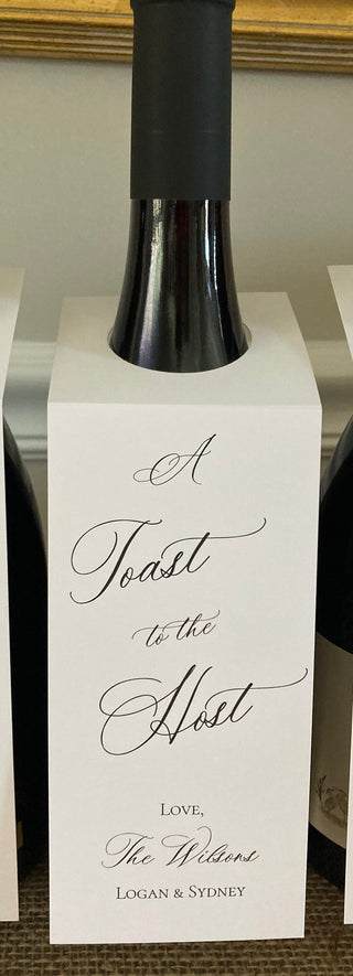 Personalized Wine Tags | Custom Prosecco & Champagne Tags | Mini Prosecco Tags | Customize with your own art/logo/text