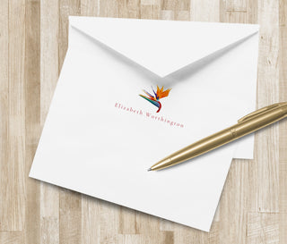 Personalized Bird of Paradise Stationery Set | Bird of Paradise Stationary | Tropical Notecards | Tropical Flower Notecards | Gift Idea