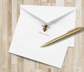 Honeybee Stationery Set / Bee Stationary | Personalized Stationery Set | Custom Bee Note Cards | Bee Notecards