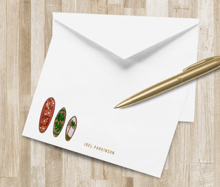 Personalized Surfer Stationery / Stationary | Surfing Notecards | Surfer Gift | Surfboard Note Cards | Ocean Beachy Gifts