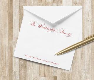 Classic Family & Couples Stationery Set / Stationary Set | Personalized Notecards | Family Notecards | Stationary for New Couples