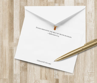 Armor of God Stationery Set | Christian Stationary | Religious Gift | Pastor Gift | Personalized Bible Scripture Verse Stationery