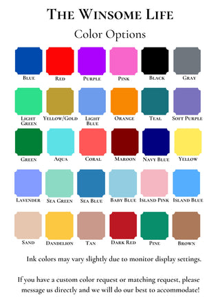 Personalized Valentines Day Notepad | Multicolor Hearts Notepad | Choose Your Design | Valentines Day Gift