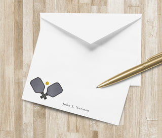 Pickleball Stationery Set / Stationary | Pickleball Notecards | Pickleball Gift | Mens Gift | Womens Gift