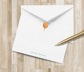 Personalized Horseshoe Crab Stationery Set / Stationary | Coastal Notecards | Beachy Gifts | Seaside Stationary | Nautical Gift