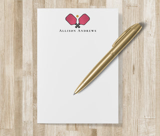 Personalized Pickleball Notepad | Pickle-ball Stationery / Stationary | Things to do after Pickleball | Pickelball gift