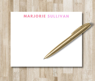 Personalized Colorful Child Stationery | Custom Kid Stationery | Stationary for Girls | Little Boy Notecards