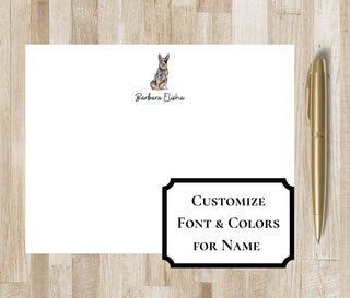 Custom Dog Stationery / Stationary | Choose your dog breed | Custom Canine Notecards | Dog Lover Gift | Ability to add multiple dogs