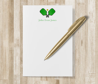 Personalized Pickleball Notepad | Pickle-ball Stationery / Stationary | Things to do after Pickleball | Pickelball gift