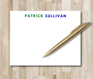 Personalized Colorful Child Stationery | Custom Kid Stationery | Stationary for Girls | Little Boy Notecards