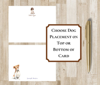 Custom Dog Stationery / Stationary | Choose your dog breed | Custom Canine Notecards | Dog Lover Gift | Ability to add multiple dogs