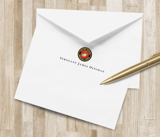 US Marine Corps Stationery / Stationary | Marines Veteran Gift | USMC Hobbyist | Semper Fi Gift | Marine Corps Notecards | The Few The Proud