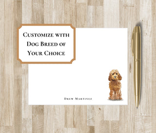 Custom Dog Stationery / Stationary | Choose your dog breed | Custom Canine Notecards | Dog Lover Gift | Ability to add multiple dogs